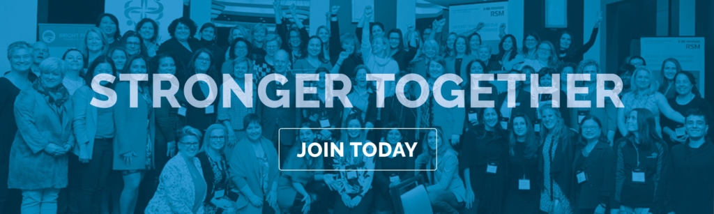 Stronger Together Join Today Blue